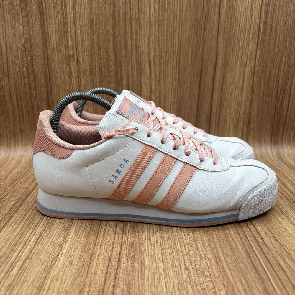Adidas Originals Samoa AQ7912 White‎ Pink Casual Shoes Women's Sneakers Size 9.5